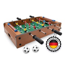Kyto Mini Tischkicker Kinder & Erwachsene - Kickertisch, Tischfußball, 2 Bälle
