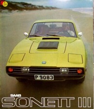 275235) Saab Sonett III Prospekt 1970