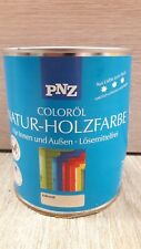 16€/L PNZ Coloröl Natur Holzfarbe 0,75L Holz Zaun Fassade Fenster Tür (A973)