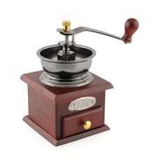 Kaffeemühle manuell Retro-Stil Keramikmahlwerk für Kaffeebohnen Pfeffer, Gewürze