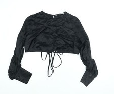 Zara Damen Bluse schwarz