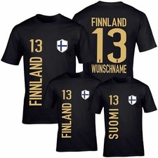 FanShirt FINNLAND Trikot GOLD