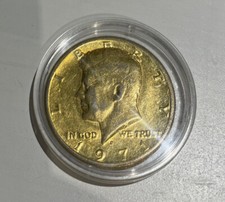 Usa half dollar 1971 john f kennedy vergoldet