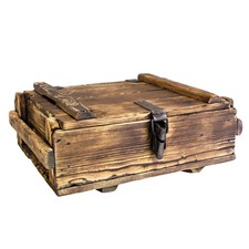 Frachtkiste Paul abgeflammt