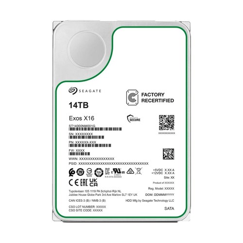 Seagate exos x16 14tb - seagate,