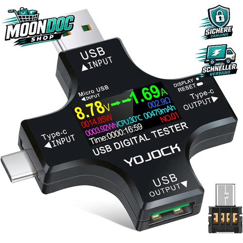 Usb tester messgerät 1 - usb,
