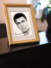 Repro-Autogramm - Muhammad Ali