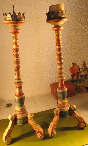 Kerzenleuchter identisch - 2x,