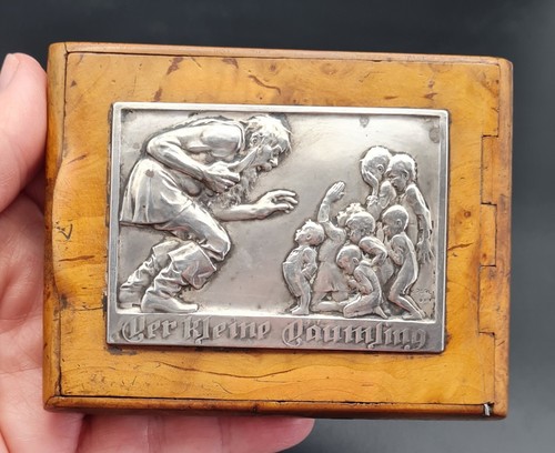 Wiener jugendstil tabatiere - jugendstil,