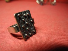 original alter Silberring