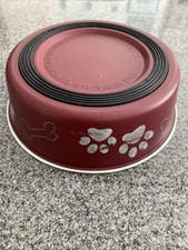 1 x Trixie Napf in Weinrot, Durchmesser 15 cm O. Rand, Höhe 5,4 cm - gebraucht