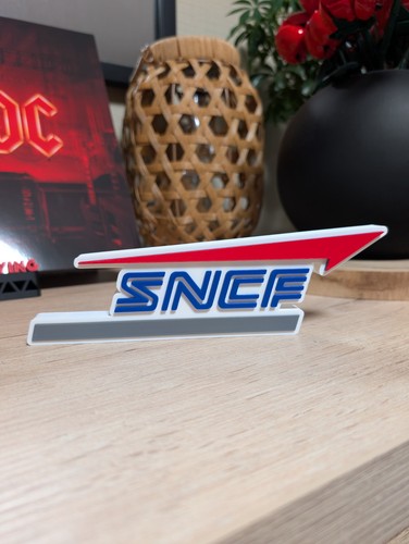 Logo sncf schild regal - 3d,