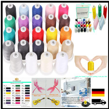 Mercerisierte Baumwollgarn | 30WT | 600M Spule | Verriegelungsbasis