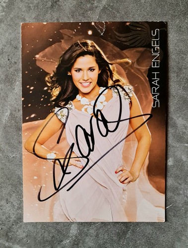 Sarah engels autogrammkarte - sarah,