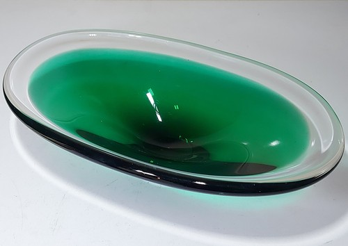 Ovale vintage wmf glas schale - ovale,