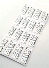 abt Logo 3x Lenkrad Felgen Gel