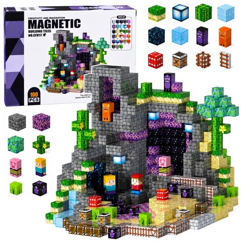 100x magnetbausteine - 100x,