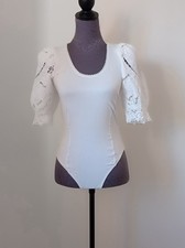 Trachtenbody weiß Body für