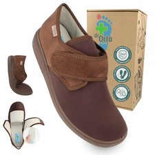 Diabetikerschuhe Damen Herren Verbandschuhe Spezialschuhe Braun Gr. 36-48 Tenby