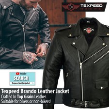 Leder brando motorradjacke - leder,