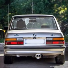 FOX Sportauspuff Edelstahl ESD Steckverb. 2x55 für BMW E28 520i ohne Kat 2.0l