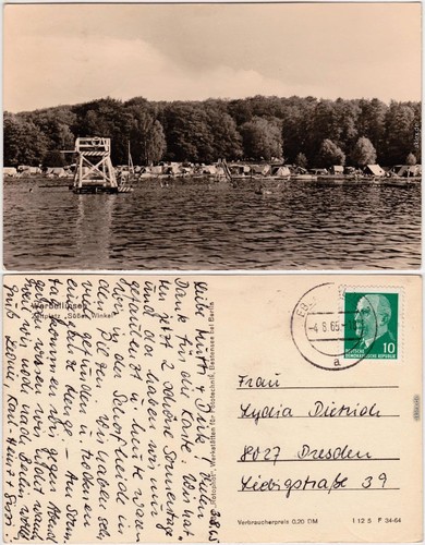 Foto ansichtskarte schorfheide - foto,