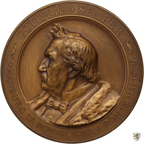 Hamburg medaille 1908 auf die - hamburg,