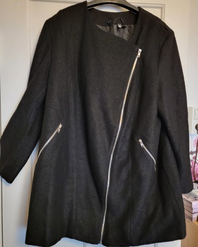 Asymmetrischer wollmantel - asymmetrischer, gr