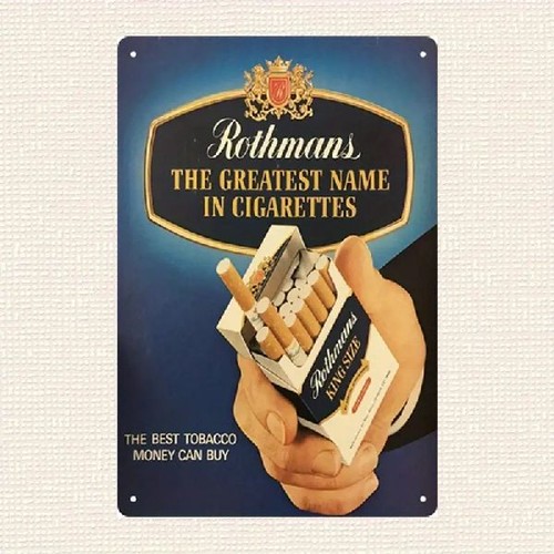Blechschild rothmans - blechschild,