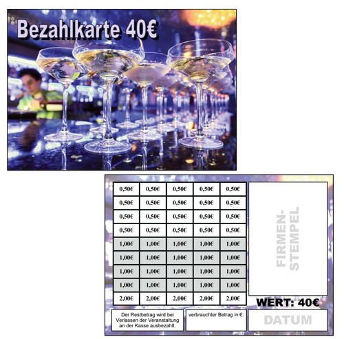 Abstreichkarten - 40€,