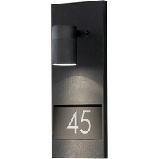 Konstsmide Hausnummernleuchte Lampe Halogen GU10 35 W  Modena 7655-750 Schwarz