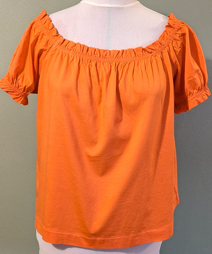 Orangefarbenes bardot - orangefarbenes,