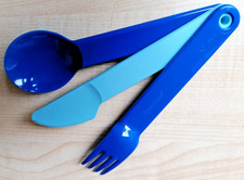 TUPPERWARE To Go Picknick Besteck 3-teiliges SET: Messer, Gabel, Löffel