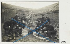 Festung Metz 1WK 1914/15 - Artilleristen b. Weihnachtsfest in den Kasematten