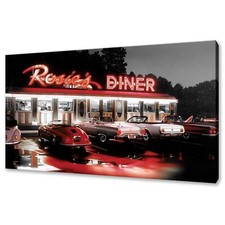 Rosie diner leinwandbild - diner,