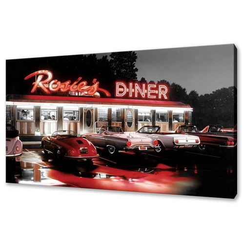 Rosie diner leinwandbild - rosie's,
