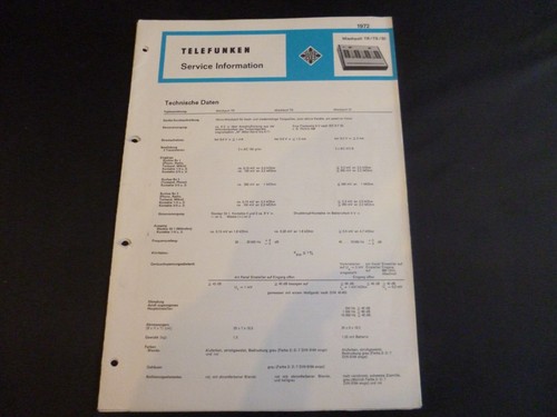 Original service manual - original,