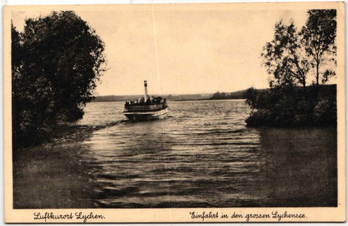 Lychen 1939 schiff auf - ak,