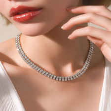 Reif 2-reihige Damen Halskette