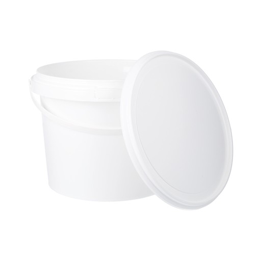 Bucket with lid 4l - lid, white