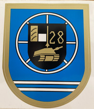 älterer Bundeswehr-Aufkleber aus dem Bereich der Panzerbrigade 28