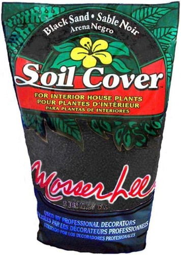Ml1112 black sand soil cover - black,