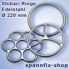 Edelstahl Shibari Ring Revolver Triskele Ø 220 mm Suspension Bondage Fetisch Neu