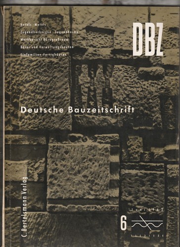 Dbz deutsche bauzeitschrift - -,
