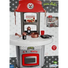 Kleine Küche mit Zubehör Herd Kinder Spielzeug Spiel Smoby Toys Ecoiffier NEU