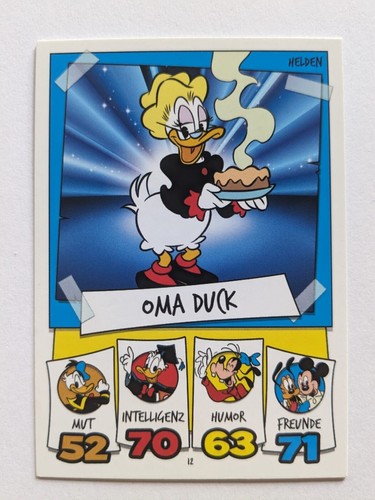 Duck stars sammelkarte oma - 12,