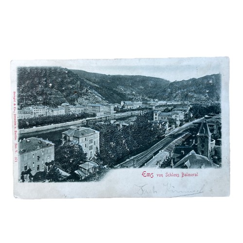 Postkarte bad ems - bad,