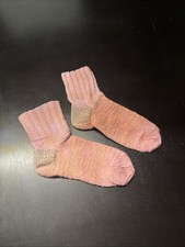 selbstgestrickte socken 38 rosa