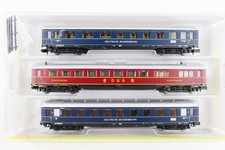 Minitrix 13727 3er Set Schürzenwagen ´Loreley-Express´ der DB, OVP, (EM073)