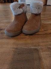 Winterstiefel, Braun, gefüttert, Mädchen, 26, ungetragen, glitzert